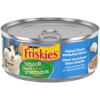 Friskies🅫 Chats d'Interieur Dîner de Poisson de Mer Blanc Émietté avec Légumes du Jardin en Sauce Nourriture pour Chats