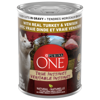 Purina ONEᴹᴰ Véritable Instinct Tendres Morceaux en Sauce Avec De La Vraie Dinde Et Venaison Nourriture pour Chiens