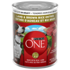 Purina ONEᴹᴰ Entrée d'Agneau et Riz Brun Tendres Morceaux en Sauce Nourriture pour Chiens