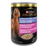 Pro Planᴹᴰ Peaux et estomacs sensibles – Entrée d’agneau et farine d’avoine en sauce