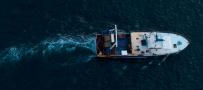 Fishing boat in open water