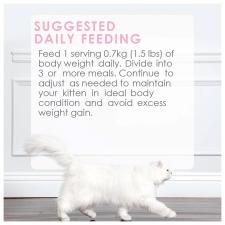 Suggested daily feeding