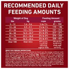 Recommended Daily Feeding Guide