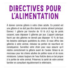 Directives pour l'alimentation