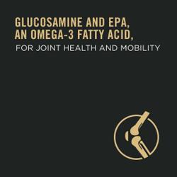 Glucosamine and EPA, an omega-3 fatty acid