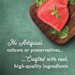 No artificial colours or preservatives - real quality ingredients