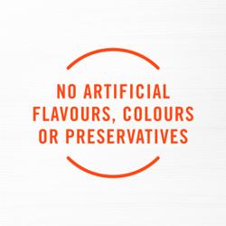 No artificial flavours, colours or preservatives