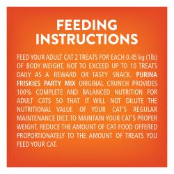 Friskies® Party Mix® Original Crunch Cat Treats - Feeding Instructions