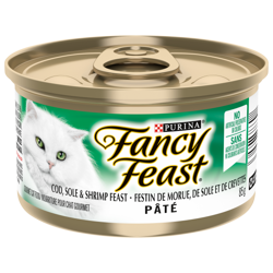 Fancy Feast® Pâté Cod, Sole & Shrimp Feast Gourmet Cat Food