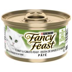 Fancy Feastᴹᴰ Paté Festin de Dinde et d'Abattis Nourriture pour Chat Gourmet