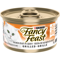 Fancy Feast® Grilled Salmon Feast in Gravy Wet Cat Food