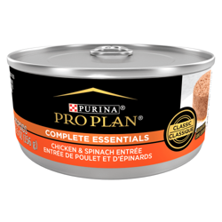 Purina Pro Plan Complete Essentials Entrée de Poulet et d'Épinards Classique Nourriture pour Chats Adultes