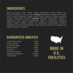 Ingredients & Guaranteed Analysis