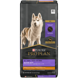 Pro Planᴹᴰ Tous les Âges Active 27/17 Formule Poulet et Riz Nourriture Sèche pour Chiens