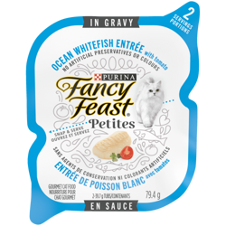 Fancy Feast® Petites Ocean Whitefish Entrée with Tomato in Gravy Wet Cat Food