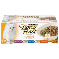 Fancy Feast® Grilled in Gravy Gourmet Cat Food Variety Pack