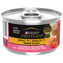Pro Plan® Adult 7+ Prime Plus® Salmon & Tuna Entrée Classic Wet Cat Food