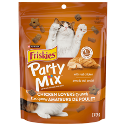 Friskiesᴹᴰ Party Mix🅪 Croquant Amateurs de Poulet Gâterie pour Chats