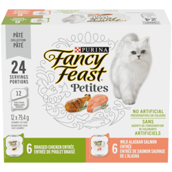 Fancy Feastᴹᴰ Petites Collection Pâté Nourriture pour Chat Gourmet 12 Emballages
