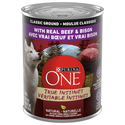 Purina ONE® True Instinct Classic Ground with Real Beef & Bison Dog Food