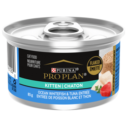 Pro Plan® Kitten Ocean Whitefish & Tuna Entrée Flaked Cat Food