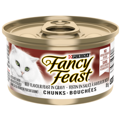 Fancy Feast® Chunks Beef Flavour Feast in Gravy Wet Cat Food