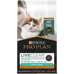 Pro Plan® Specialized Allergen-Reducing LiveClear™ Kitten Formula Chicken & Rice