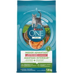 Purina ONE🅫 +Plus Advantage Intérieur🅪 avec du Vrai Saumon