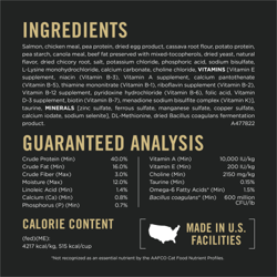 Ingredients & Guaranteed Analysis