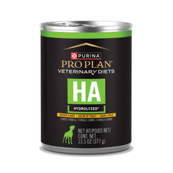 Formule canine en boîte HA Hydrolyzed🅫 saveur de poulet