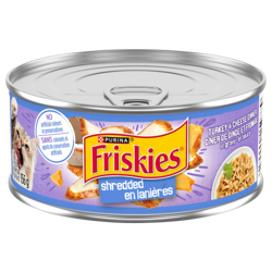 Friskies® Shredded Turkey & Cheese Dinner Cat Food in Gravy Wet Cat Food
