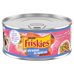 Friskies® Shredded Chicken & Salmon Dinner Wet Cat Food
