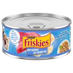 Friskies en Lanières avec Poisson Blanc et Thon Nourriture Humide pour Chats