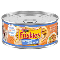 Friskies® Shredded with Chicken in Gravy Wet Cat Food