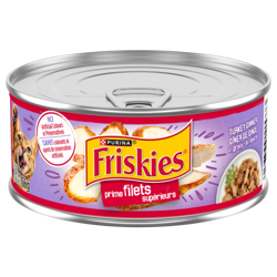 Nourriture humide pour chats Friskiesᴹᴰ Filets supérieurs – Dîner de dinde en sauce
