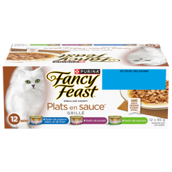 Purinaᴹᴰ Fancy Feastᴹᴰ Assortiment Plats en sauceᴹᴰ Nourriture pour Chats