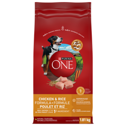 Purinaᴹᴰ ONEᴹᴰ Formule Poulet et Riz Nourriture pour Chiens