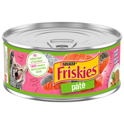 Purina® Friskies® Pâté Salmon Dinner Cat Food 156g