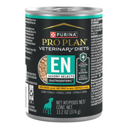 Pro Plan Veterinary Diets🅫 EN Gastroenteric🅫 Savory Selects avec Poulet en Sauce pour Chiens