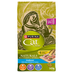 Cat Chow® Naturals Indoor with Real Chicken & Turkey Dry Cat Food