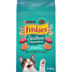 Friskies® Seafood Sensations™ Flavours of Salmon, Tuna, Shrimp & Seaweed Dry Cat Food