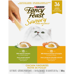 Fancy Feast® Savoury Purée Naturals® Chicken Favourites 36 Count Collection