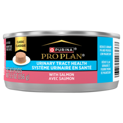 Pro Planᴹᴰ Système urinaire en stante avec saumon classique nourriture pour chats