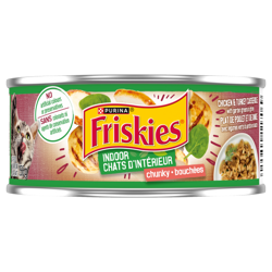 Friskies® Indoor Chunky Chicken & Turkey Casserole with Garden Greens in Gravy Wet Cat Food