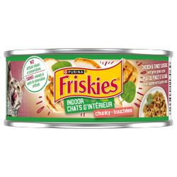 Friskies🅫 Chats d'Intérieur Plat de Bouchées de Poulet et de Dinde Avec Légumes du Jardin en Sauce Nourriture Humide pour Chats