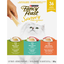 Fancy Feastᴹᴰ Savoury Purée Naturalsᴹᴰ 36 Gâteries Collection