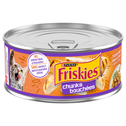 Friskiesᴹᴰ Bouchées Dîner de Poulet Nourriture Humide pour Chats