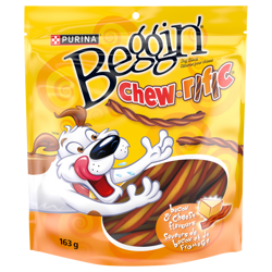 Beggin’ᴹᴰ Chew-rificᴹᴰ Saveurs de Bacon et de Fromage Gâteries pour Chiens