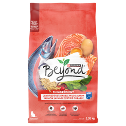 Nourriture pour chats Beyondᴹᴰ - Recette de Saumon et de Riz Brun Entier