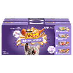 Super-emballage Purinaᴹᴰ Friskiesᴹᴰ Délicieuse dinde